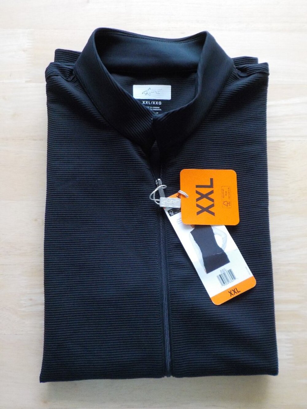 Greg Norman Vest - Size XXL - NWT - Sleeveless Black Full Zip Pockets (2240)